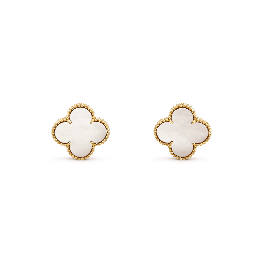 Van Cleef & Arpels CLOVER MINI GOLD EARRINGS