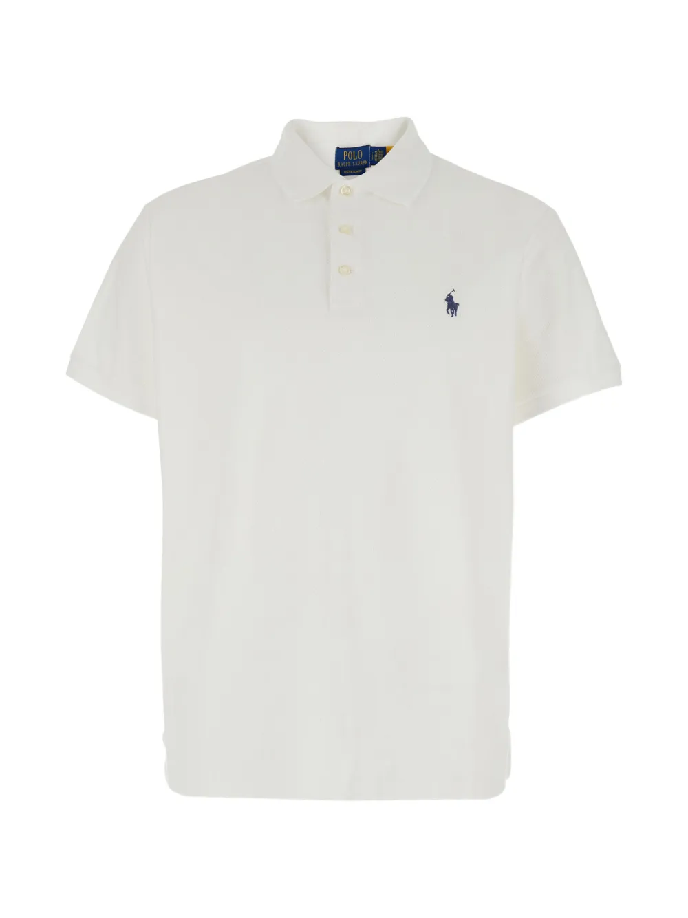 POLO RALPH LAUREN - Men Short Sleeve Cotton Honeycomb Textured Polo