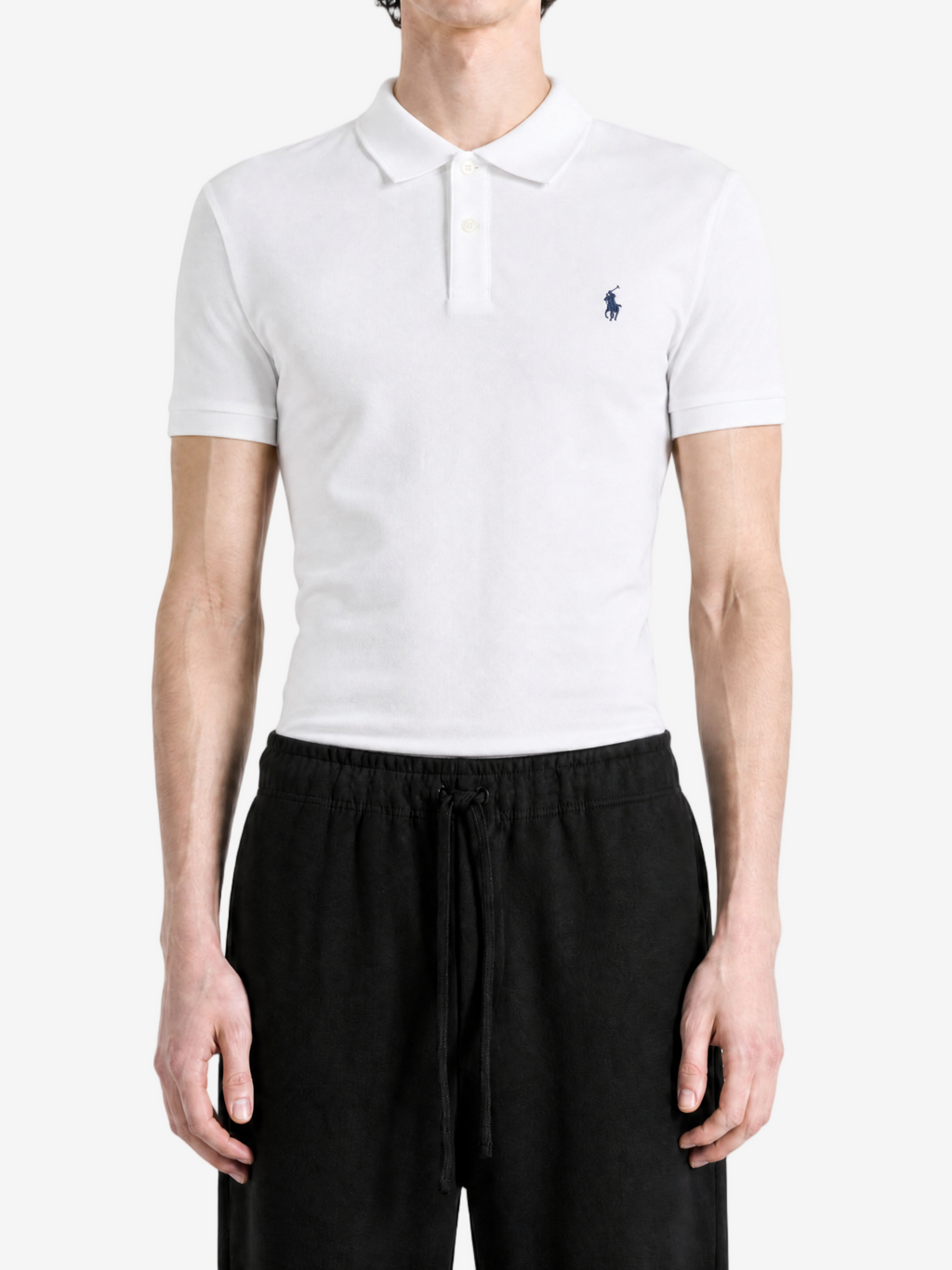 POLO RALPH LAUREN - Men Short-Sleeve Classic Fit Stretch Mesh Polo W/ 3-Button Placket