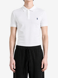 POLO RALPH LAUREN - Men Short-Sleeve Classic Fit Stretch Mesh Polo W/ 3-Button Placket