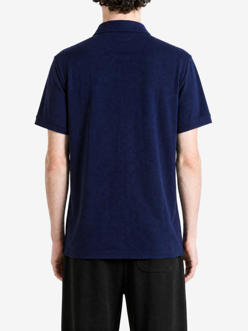 POLO RALPH LAUREN - Men Short-Sleeve Cotton Honeycomb Textured Custom Slim Polo Shirt